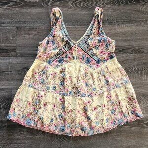 🌷 Blue Rain floral Boho Blouse 🌷